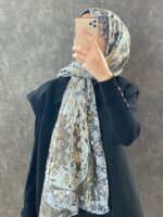 Etro Etnik Desen Pamuk Soft Şal 38630 - Mint
