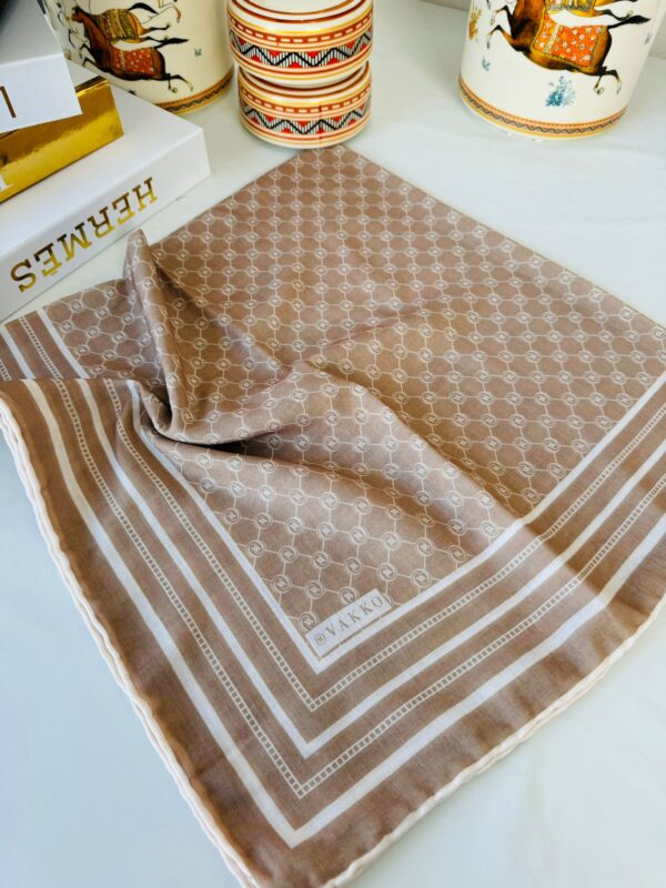 Vakko pamuk soft eşarp 121210 -Camel