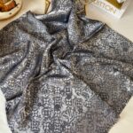 LV Desen Jakar Eşarp 48971 - Füme