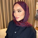 Dior Desenli İpek Kaşmir Çift Taraflı Şal 78002 - Bordo
