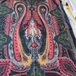 Etnik desen pamuk soft şal-321654  SİYAH/PEMBE