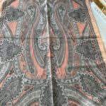 Etro Pamuk İpek Şal -987654 SOMON/GRİ