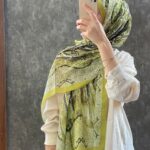 ETRO VUAL İPEK ŞAL 36987 - fıstık yeşili