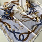 Hermes Twill Eşarp 10047 - Lila