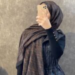 Fendi Pamuk İpek Şal 44109 - Siyah