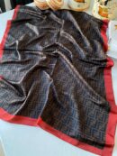 Fendi Pamuk İpek Şal 44109 - Bordo