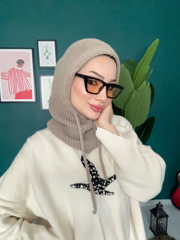 Triko Başlık Balaclava 25801 – Koyu Vizon