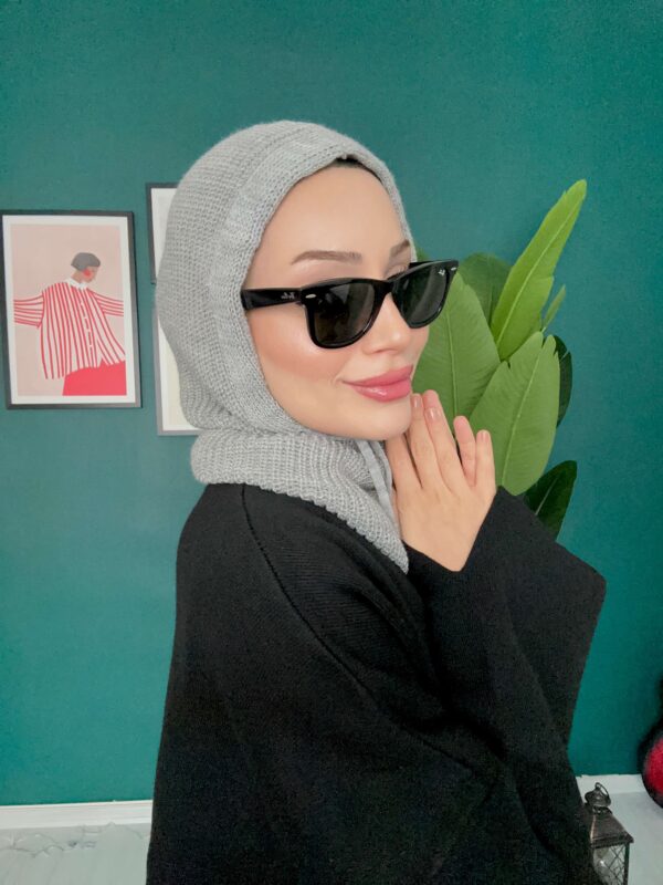 Triko Başlık Balaclava 25801 – Gri
