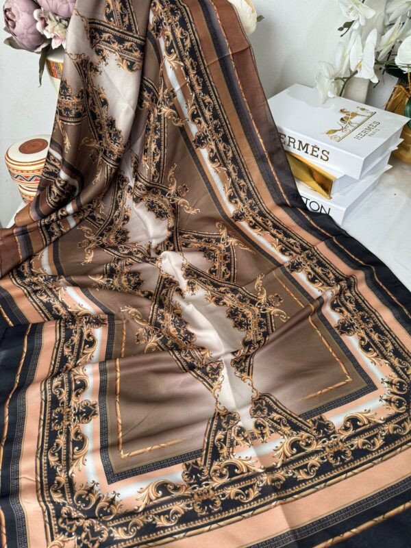 Etnik Desen Pamuk Soft Şal 83924 – Bej