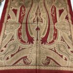 Etro Pamuk İpek Şal -987654 Gold Bordo