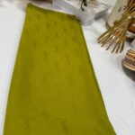 Ysl Vegan Pamuk Şal-Yağ Yeşili