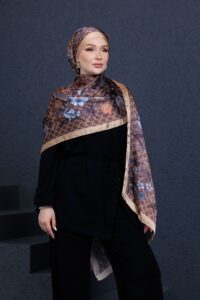 İthal Çifttaraflı vual ipek  23561 - açık sarı/ kahve