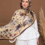 İthal Çifttaraflı vual ipek  23561 - gold/kahve