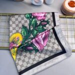 Gucci Twill İpek Şal - Gri