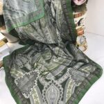 Etro Pamuk İpek Şal -987654  Yeşil