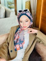 Etnik Etro Desen Pamuk Soft Şal 61534 - Kiremit