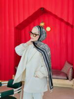 Dior Çift Taraflı İthal Vual İpel Şal 78632 - Vizon-Bej