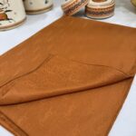 Ysl Vegan Pamuk Şal- Kızıl Kahve