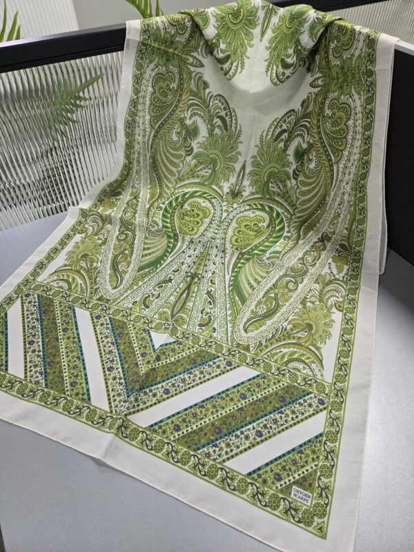 Etro Desen New Pamuk Soft Şal 23012 – Çağla