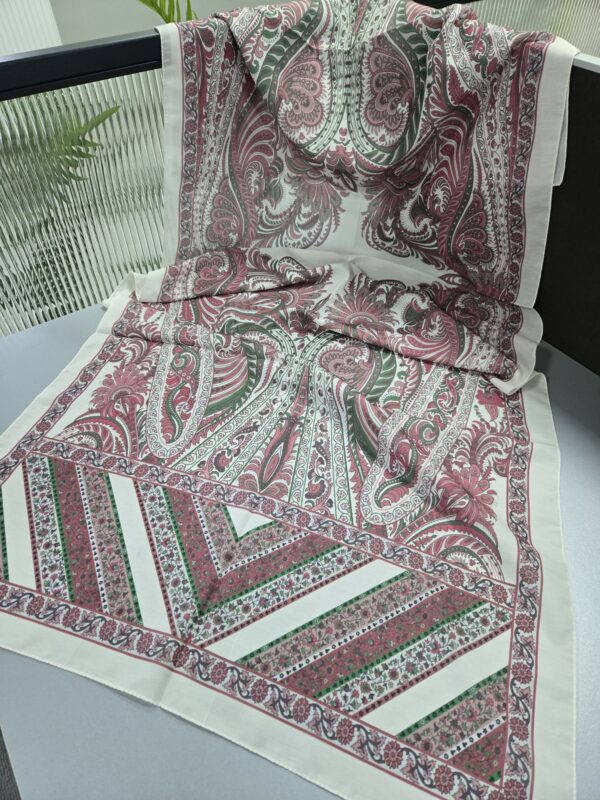 Etro Desen New Pamuk Soft Şal 23012 – Mürdüm