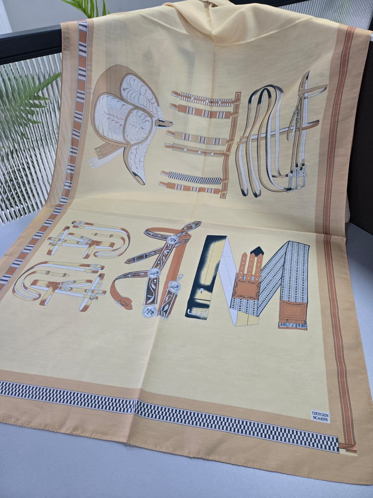 hermes pamuk soft şal - 32014 Bej - Görsel 3