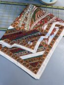 Etro Desen New Pamuk Soft Şal 23012 - Altın
