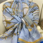 hermes pamuk soft şal - 32014 Bebe Mavi