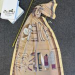 hermes pamuk soft şal - 32014 Vizon-Bej