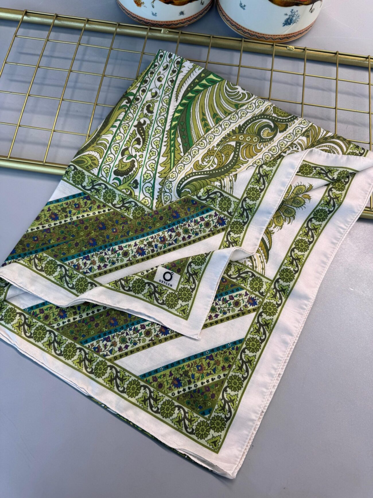 Etro Desen New Pamuk Soft Şal 23012 - Çağla
