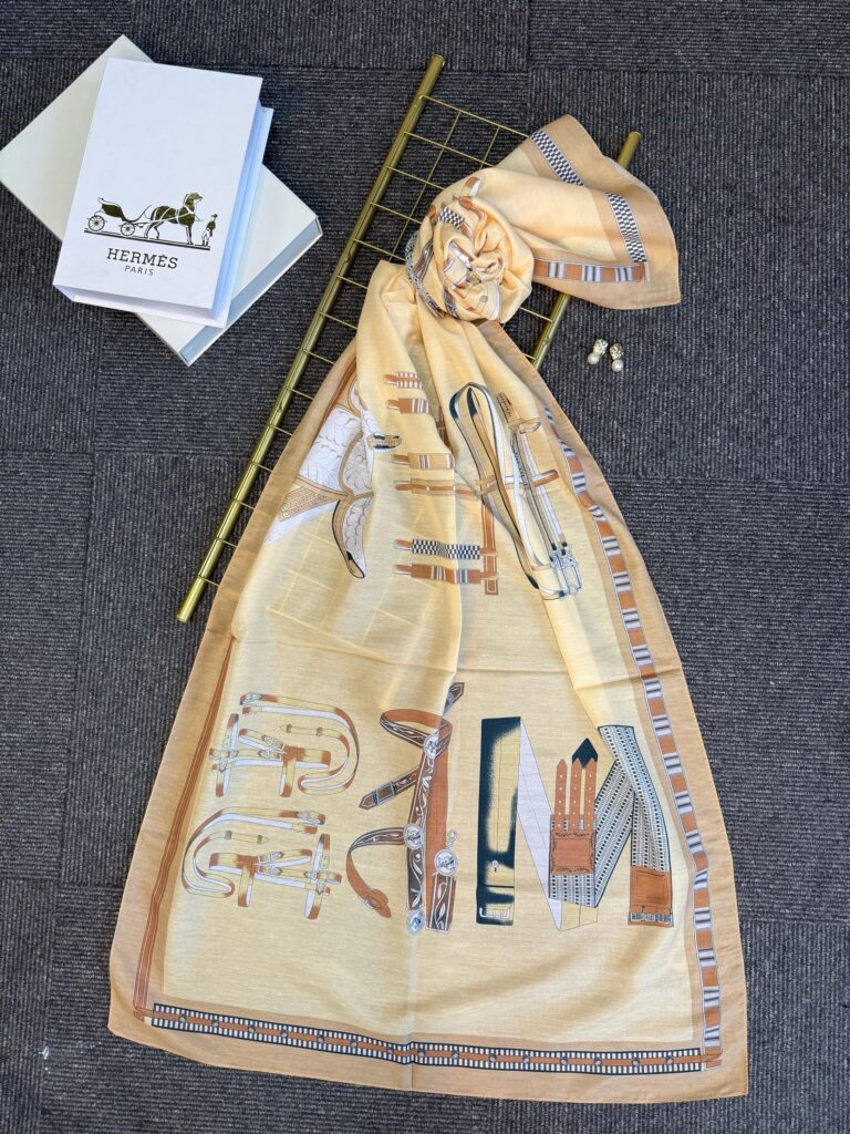 hermes pamuk soft şal - 32014 Bej