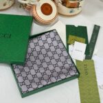 İthal Çifttaraflı Gucci İnci Vual İpek Şal-50140-Gri