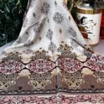 Hint Etro Desenli Pamuk Soft Şal - 658960 - Kızıl Camel