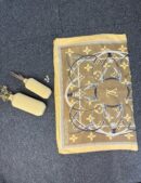 Lv Kemer Desen Pamuk Soft Şal 31230 - vizon