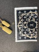 Lv Kemer Desen Pamuk Soft Şal 31230 - Siyah-Beyaz