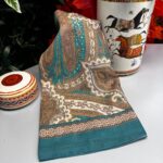 Yeni Etnik Pamuk Soft Şal 65301 - 65301  Yeşil