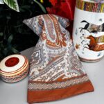 Yeni Etnik Pamuk Soft Şal 65301 - 65301  Turuncu