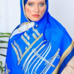 hermes pamuk soft şal - 32014 İndigo