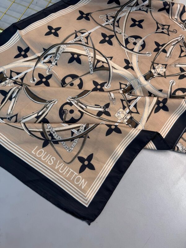 Lv Kemer Desen Pamuk Soft Şal 31230 – Camel