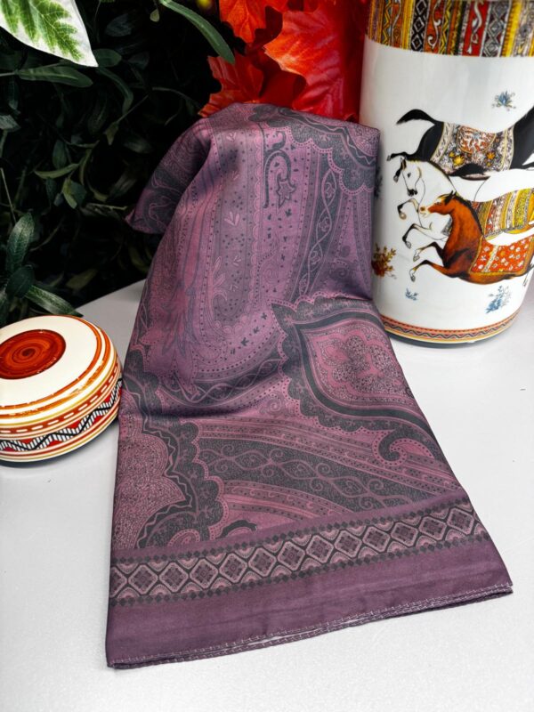 Yeni Etnik Pamuk Soft Şal 65301 – 65301 Bordo