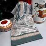 Yeni Etnik Pamuk Soft Şal 65301 - 65301  Haki