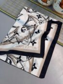 Lv Kemer Desen Pamuk Soft Şal 31230 - Beyaz