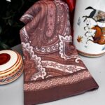 Yeni Etnik Pamuk Soft Şal 65301 - 65301  Kiremit