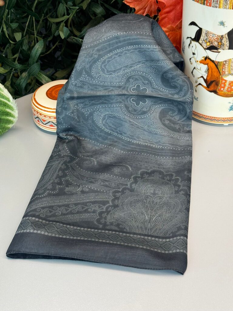 Yeni Etnik Pamuk Soft Şal 65301 - 65301 Siyah