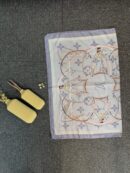 Lv Kemer Desen Pamuk Soft Şal 31230 - Açık Gri