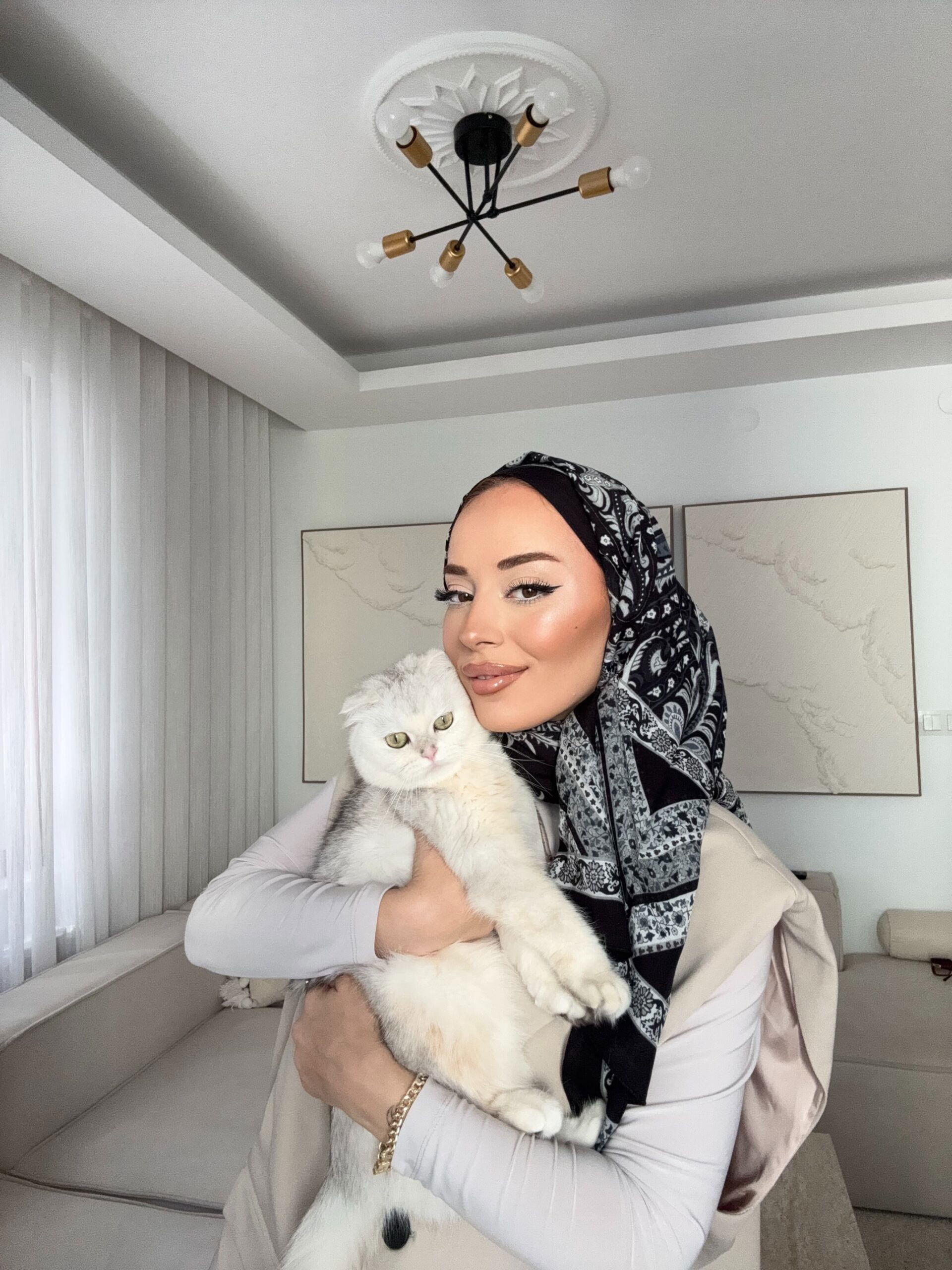 Touch New İthal Pamuk İpek Şal – 55780 – Siyah
