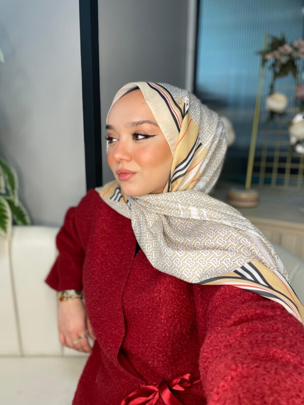 Burberry Monogram Pamuk Soft Şal 64303 – Bej