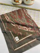 Etro Pamuk İpek Şal 52340 - Yeşil-Bordo
