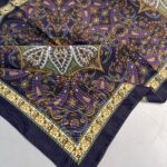 Etro Buta Desenli Pamuk Soft Şal - 377350 - Lacivert