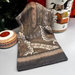Yeni Etnik Pamuk Soft Şal 65301 - 65301  Mocha