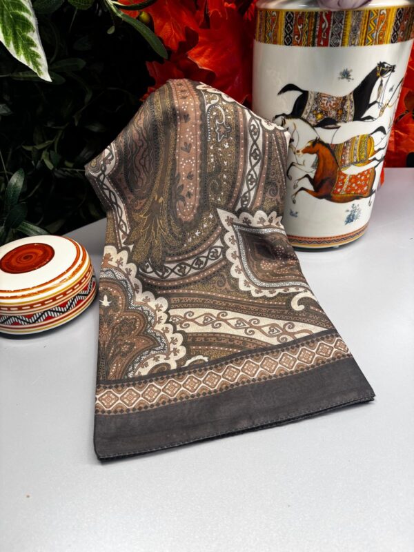 Yeni Etnik Pamuk Soft Şal 65301 – 65301 Mocha